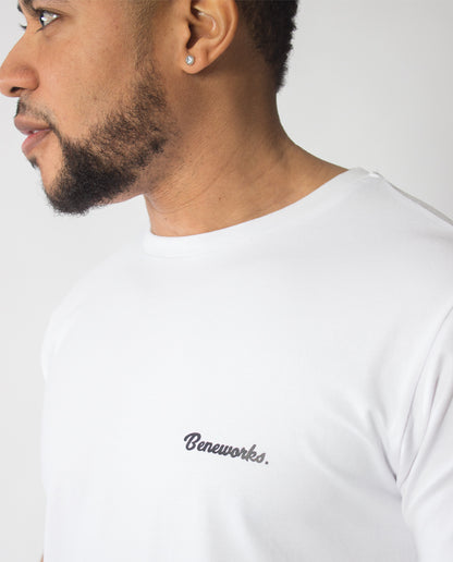 Beneworks Logo White T-Shirt